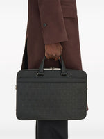 Ferragamo Embossed Gancini Briefcase