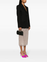 Dolce & Gabbana-embossed-iguana leather clutch bag