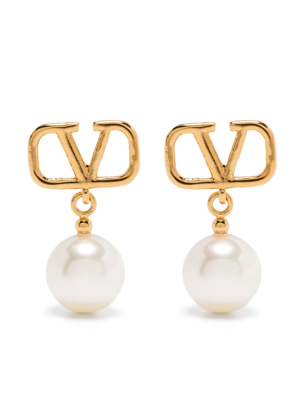 Valentino Garavani-Vlogo Signature Earrings With Swarovski® Pearls