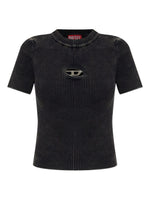 Diesel M-Anchor-Ss Ribbed Logo T-shirt