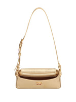 Dolce & Gabbana-Gold Laminated Calfskin phone bag