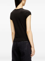 Diesel T-Angie logo-embroidery T-shirt