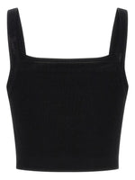 Balmain Knit bralette top with buttons