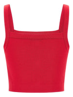 Balmain Knit bralette top with buttons