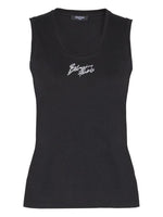 Balmain Logo cotton tank top