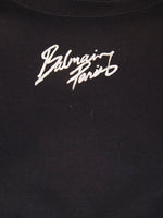 Balmain Logo cotton cropped t-shirt