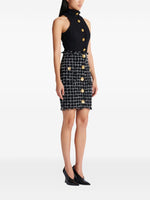 Balmain Tweed pencil skirt with buttons