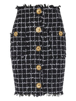 Balmain Tweed pencil skirt with buttons