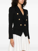 Balmain Double-Breasted Wool Blazer
