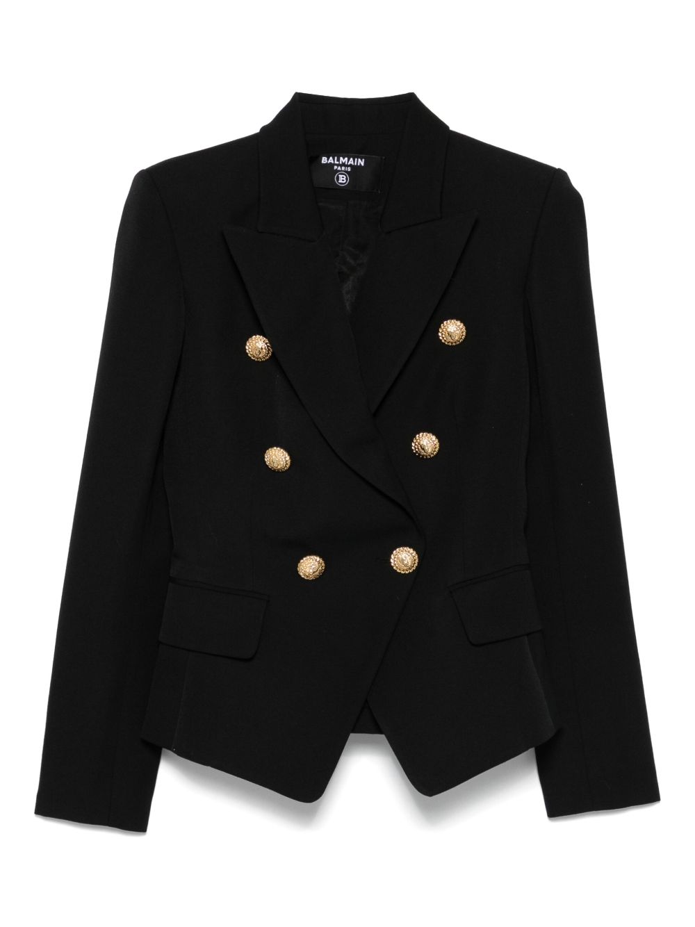 Balmain Double-Breasted Wool Blazer
