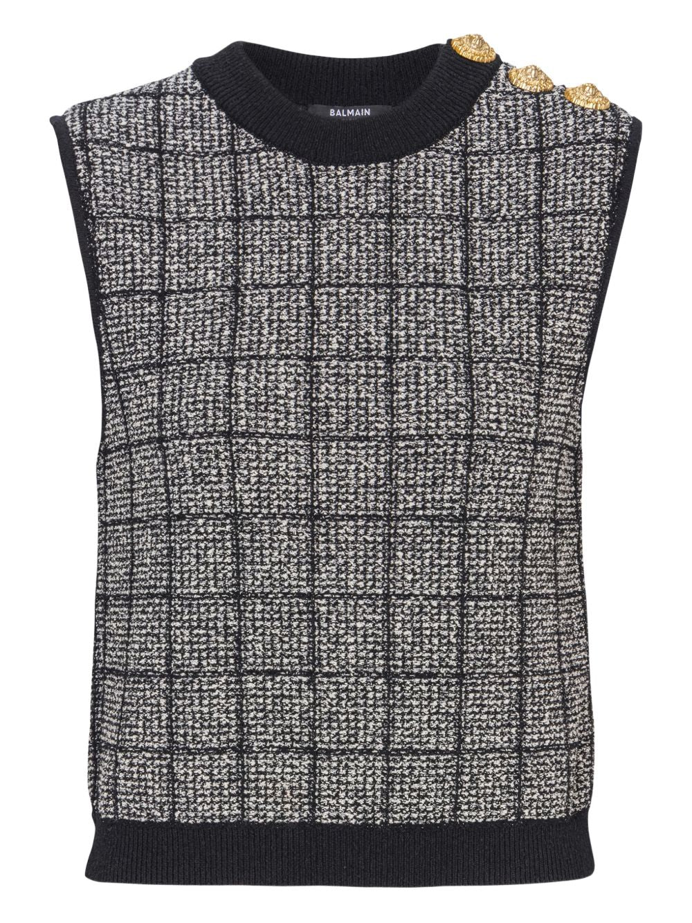 Balmain Tweed Tank Top
