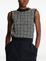 Balmain Tweed Tank Top