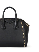 Givenchy Mini Antigona Bag In Box Leather With Studs Detail