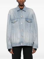 Balenciaga oversized denim cotton jacket