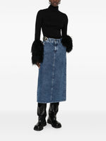 Diesel Denim midi skirt