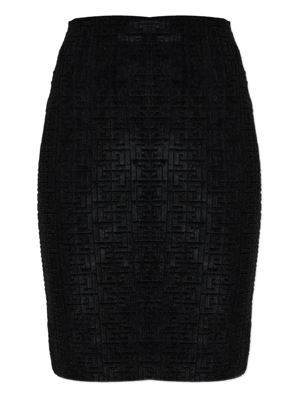 Balmain Monogram Midi Skirt