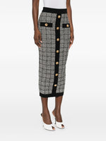 Balmain tweed long skirt