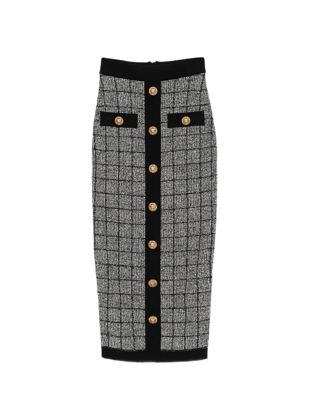 Balmain tweed long skirt