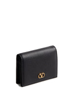 Valentino Garavani-VLogo Signature Grainy Calfskin Wallet