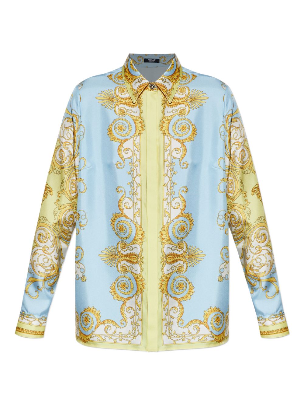 Versace Shirts Clear Blue