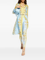 Versace Trousers Clear Blue