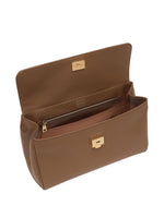 Dolce & Gabbana-My Sicily soft leather handbag in caramel brown.