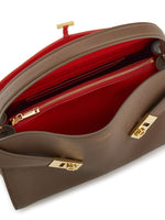 Ferragamo Hug Soft Bicolor Shoulder Bag