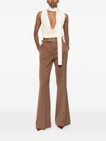 Stella McCartney Trousers Leather Brown