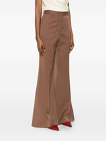 Stella McCartney Trousers Leather Brown