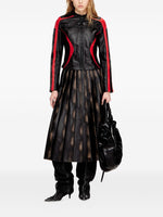 Diesel Biker jacket in colour-block leather