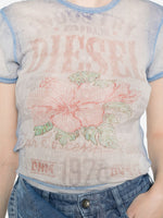 Diesel floral print cotton t-shirt