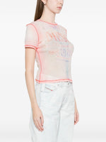 Diesel ribbed texture Cotton t-shirt