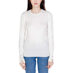 Guess White Cotton Sweatshirt