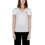 Guess White Cotton T-Shirt
