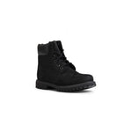 Timberland Black Recycled Leather Lace-Up Boots