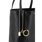 Chloé Black Calf Leather Bos Taurus Shoulder Bag