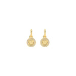 Versace Gold Brass Earrings