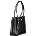 Guess Jeans Nero Poliuretano Women Handbag