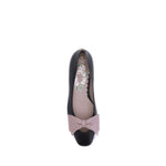 Valentino Garavani Black Calf Leather Bos Taurus Ballet Flats