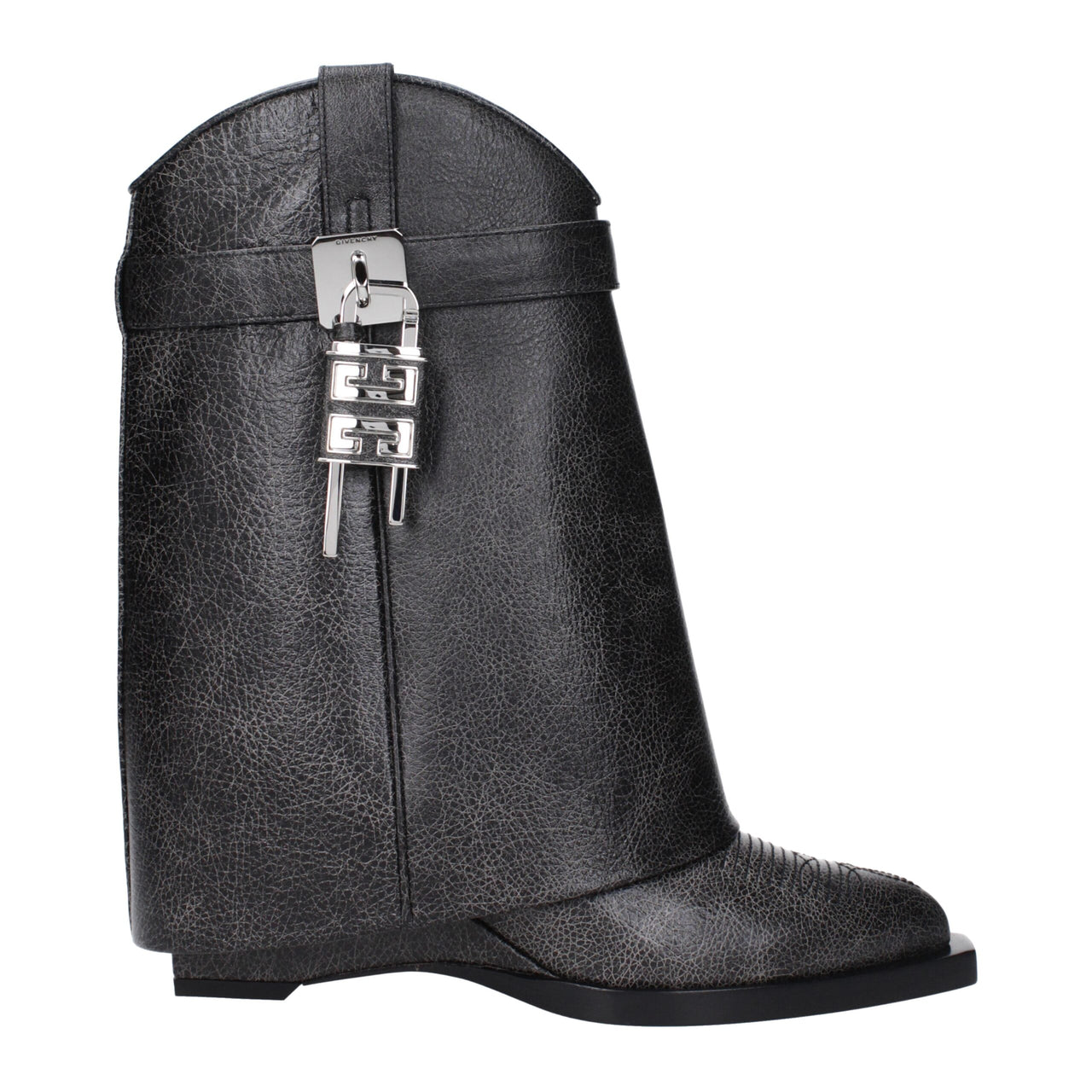 Givenchy Black Leather Ankle Boots