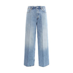 Gucci Light Blue Cotton Jeans Denim
