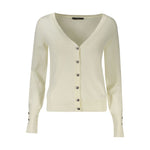 Guess Jeans Bianco Viscosa Womens Cardigan