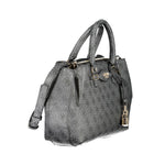 Guess Jeans Nero Poliuretano Women Handbag