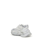 Balenciaga Silver Rubber Athletic Sneakers