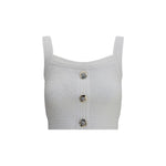 Balmain White Polyamide Top
