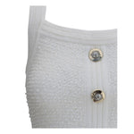 Balmain White Polyamide Top