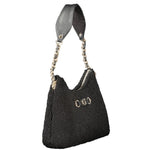 Guess Jeans Nero Polyester Women Handbag
