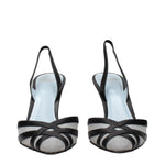 Valentino Garavani Black Leather High Heel Pumps