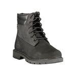 Timberland Black Leather Women Ankle Boot
