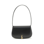 Saint Laurent Black Calf Leather Bos Taurus Shoulder Bag